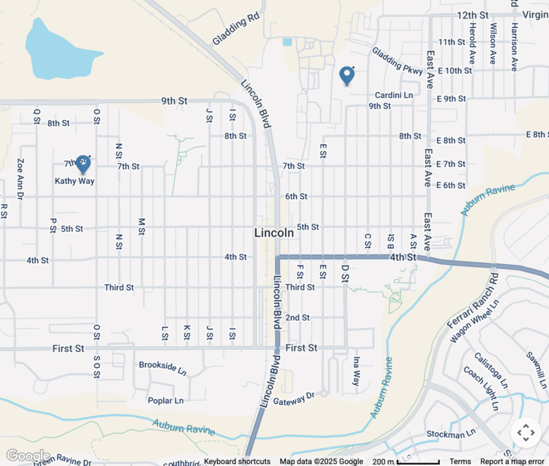 Map of solar installations by Ambrose Solar in Lincoln, California Map of solar installations by Ambrose Solar in Lincoln, California